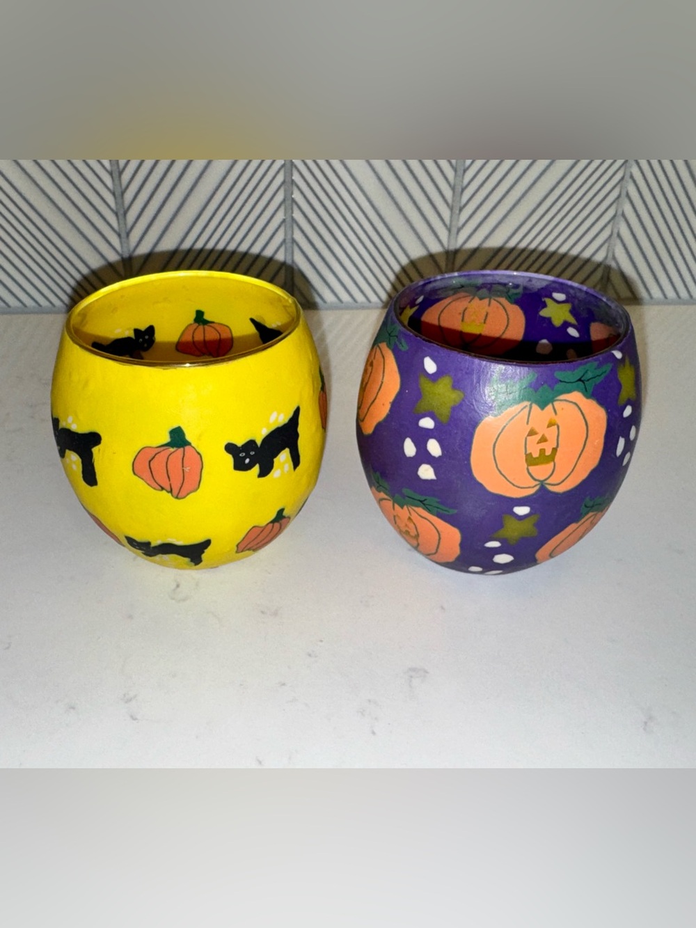 Vintage 1990’s halloween candle holders